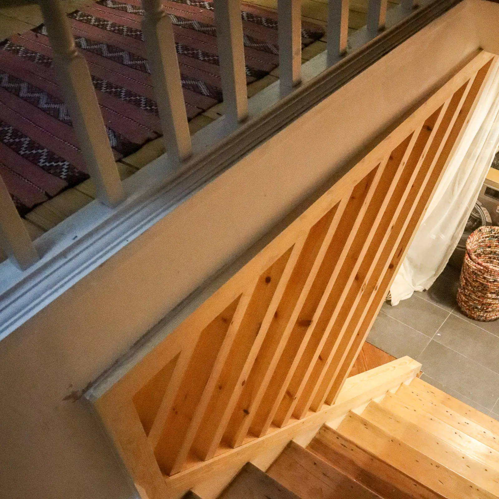 Custom timber staircase, Paddock Close