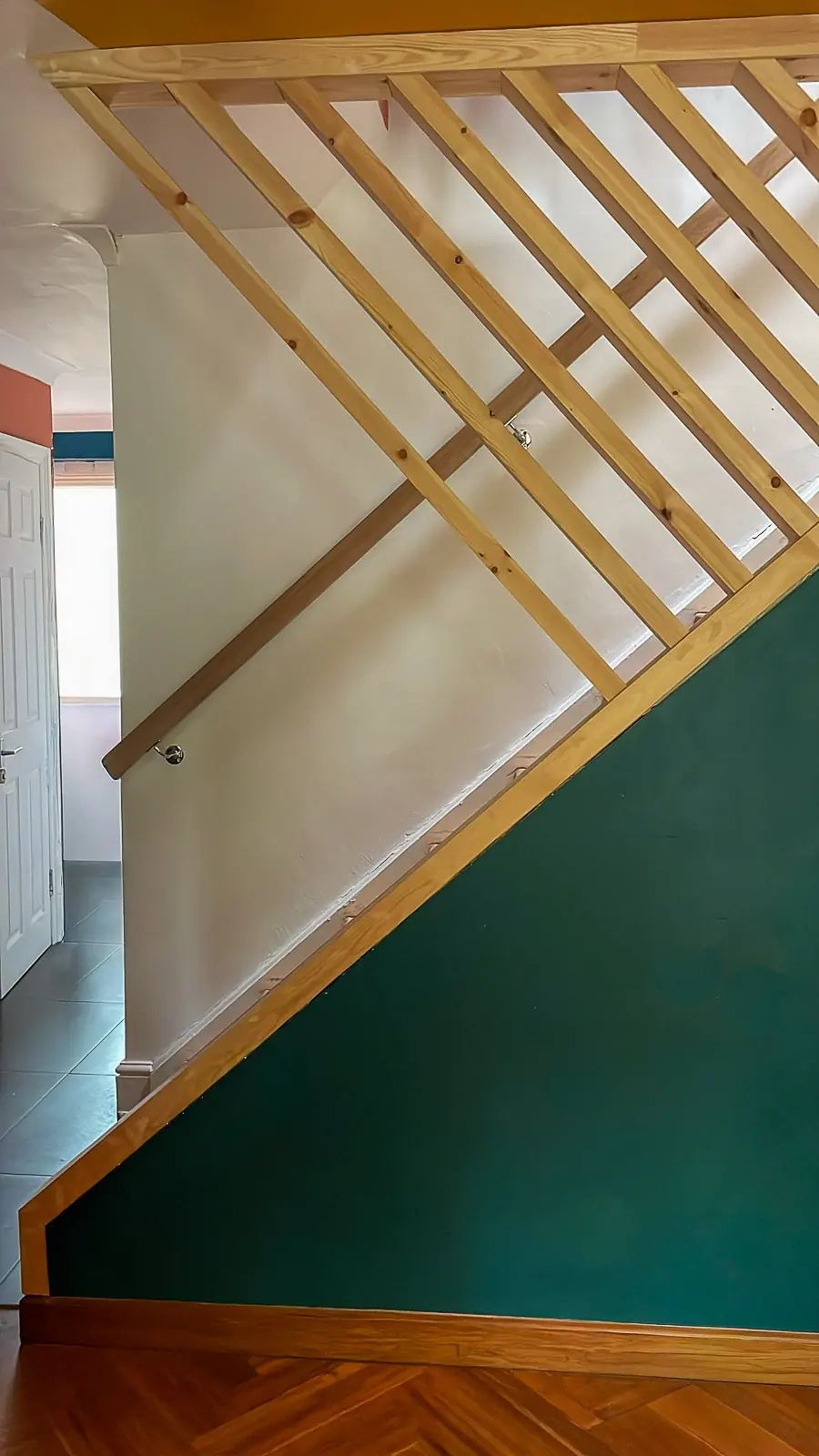 Bespoke timber staircase detail, Paddock Close