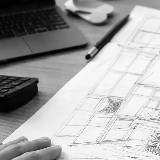 Measured joinery design drawing and planning work